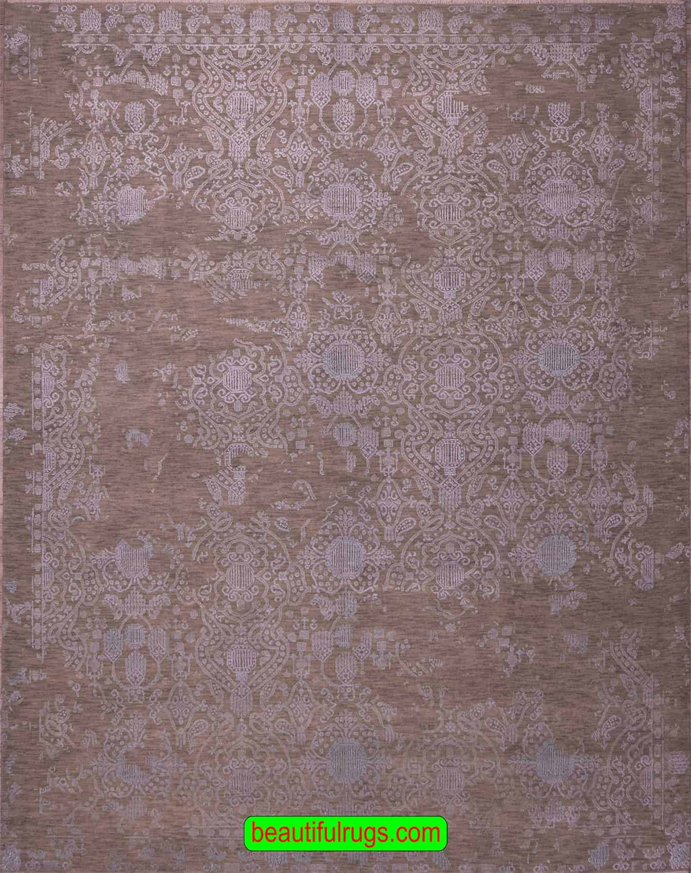 5043-- Modern Gray Rug, Oriental Rug from India