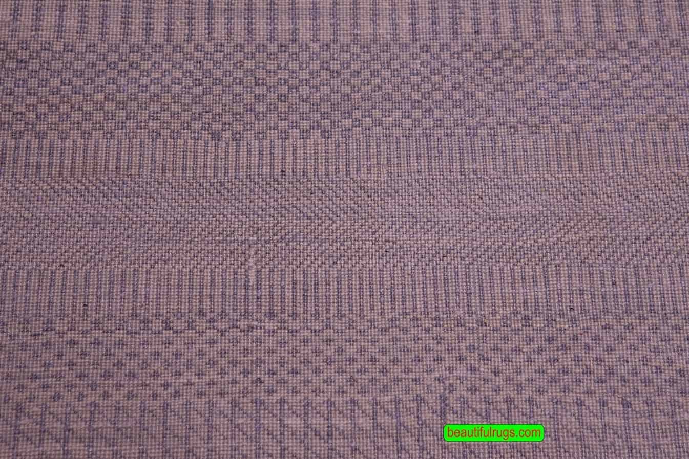 7007- Handmade contemporary style rug from India. Size 7.10x10.2. Backside image.