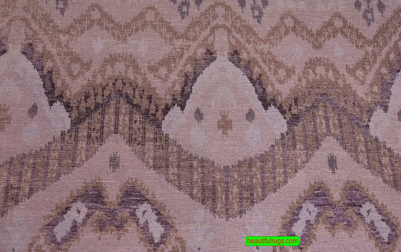 Bohemian Rug, Brown Oriental Rug, size 7.10x9.10