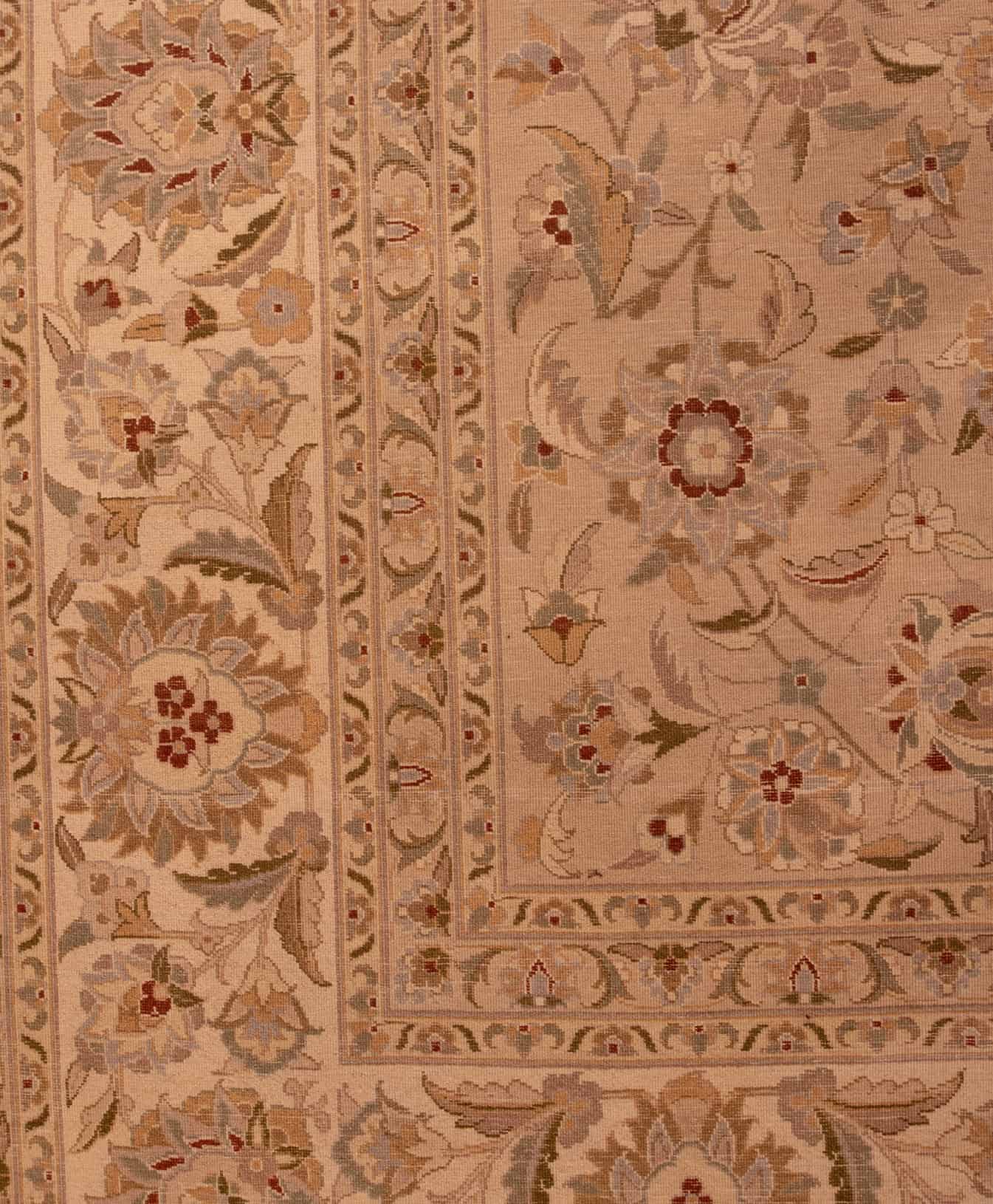 7065- Hand Knotted Rug, Transitional Style Oriental Rug, Earth Tone Color Rug