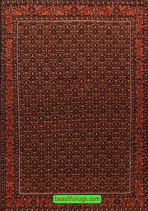 Handmade Persian Rug, Vegetable Dyed Antique Persian rug from Senneh Iran.