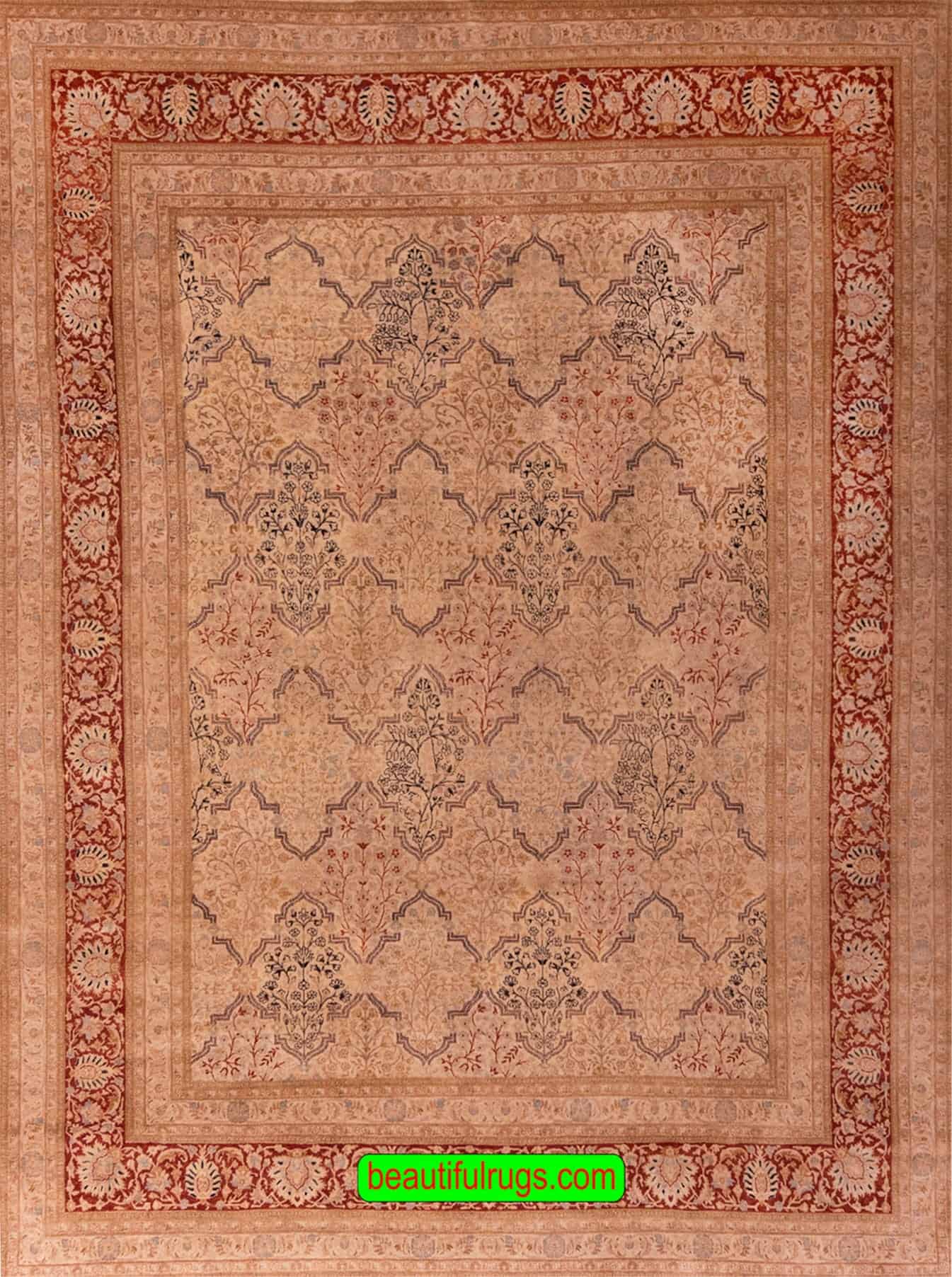 7097- Oriental Rug Pattern from the Caspian Sea, Wool Oriental Rug. Size 8.1x10.3