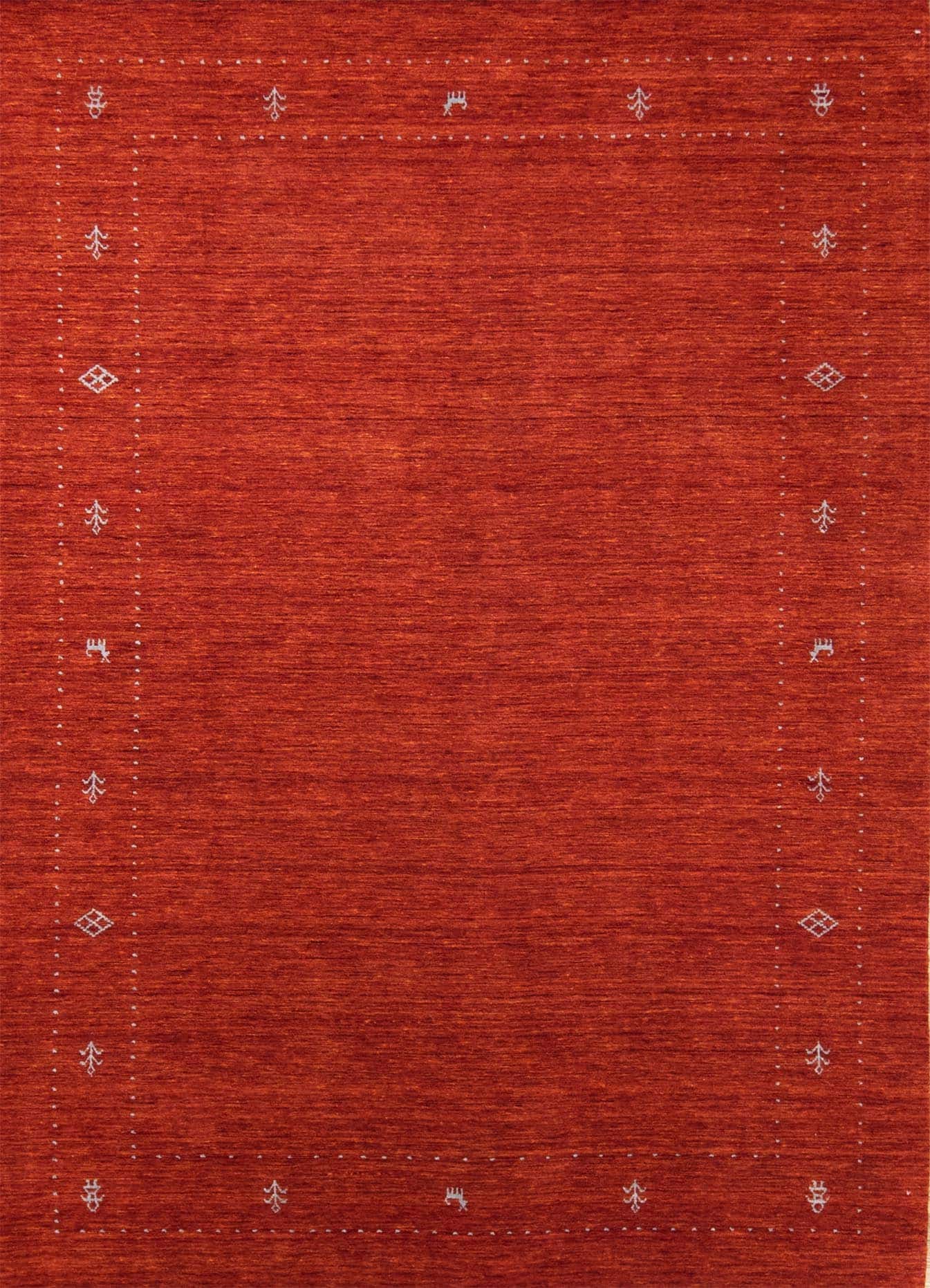 3158- Oriental carpet, hand loomed Gabbeh style wool area rug. Size 6x9.