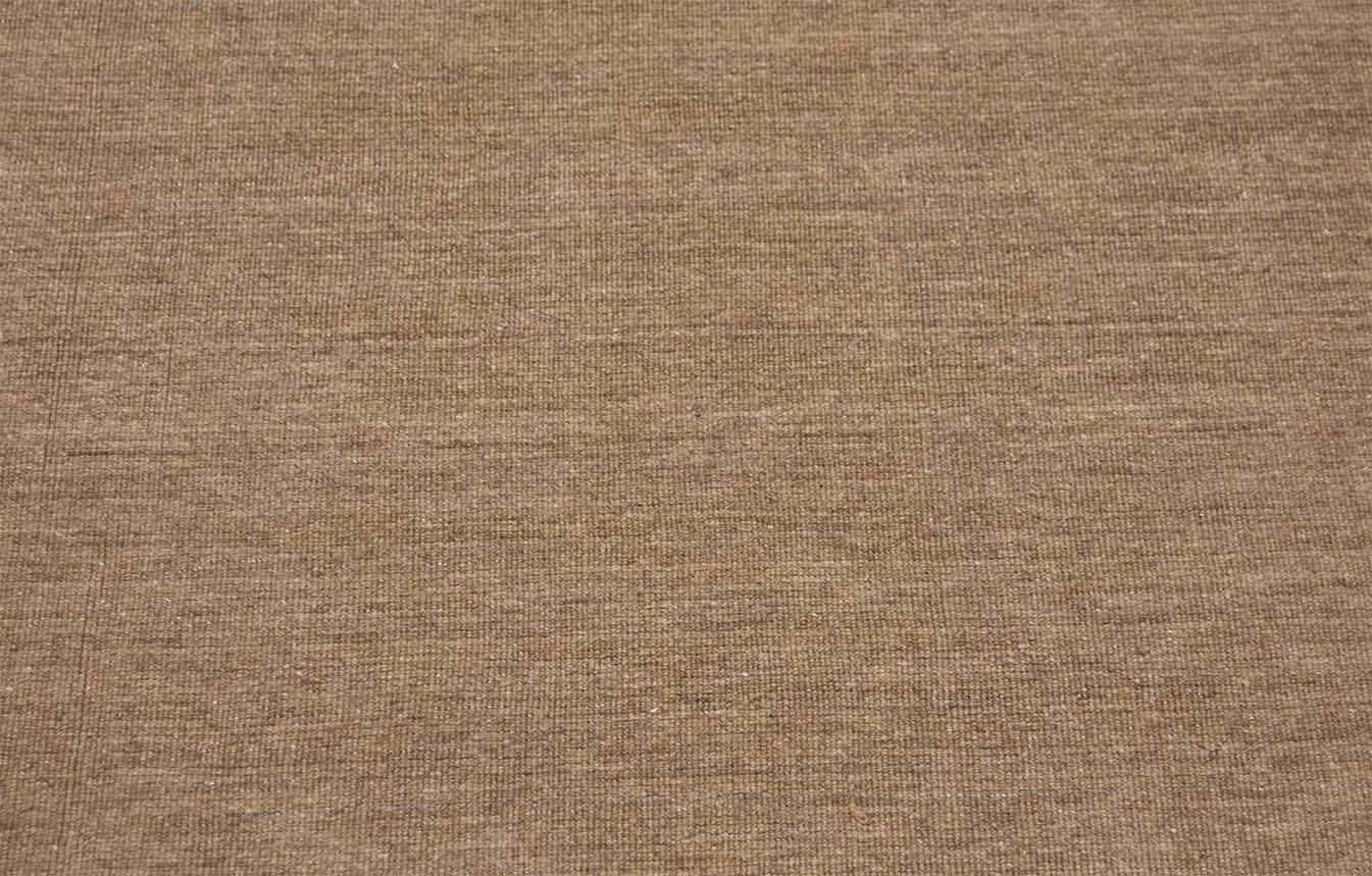Brown area rugs made of wool, contemporary Gabbeh style rug. Size 8.3x10.