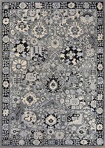 Moder rugs. Handmade black and white modern are rug made of wool. Size 6.1x9.1.