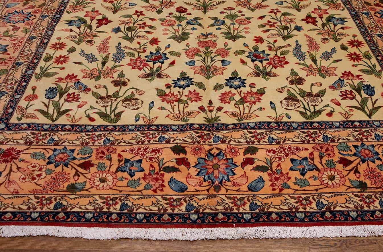 1242- Beautiful 10x17 rug, oversized handmade Persian rug for large spaces.