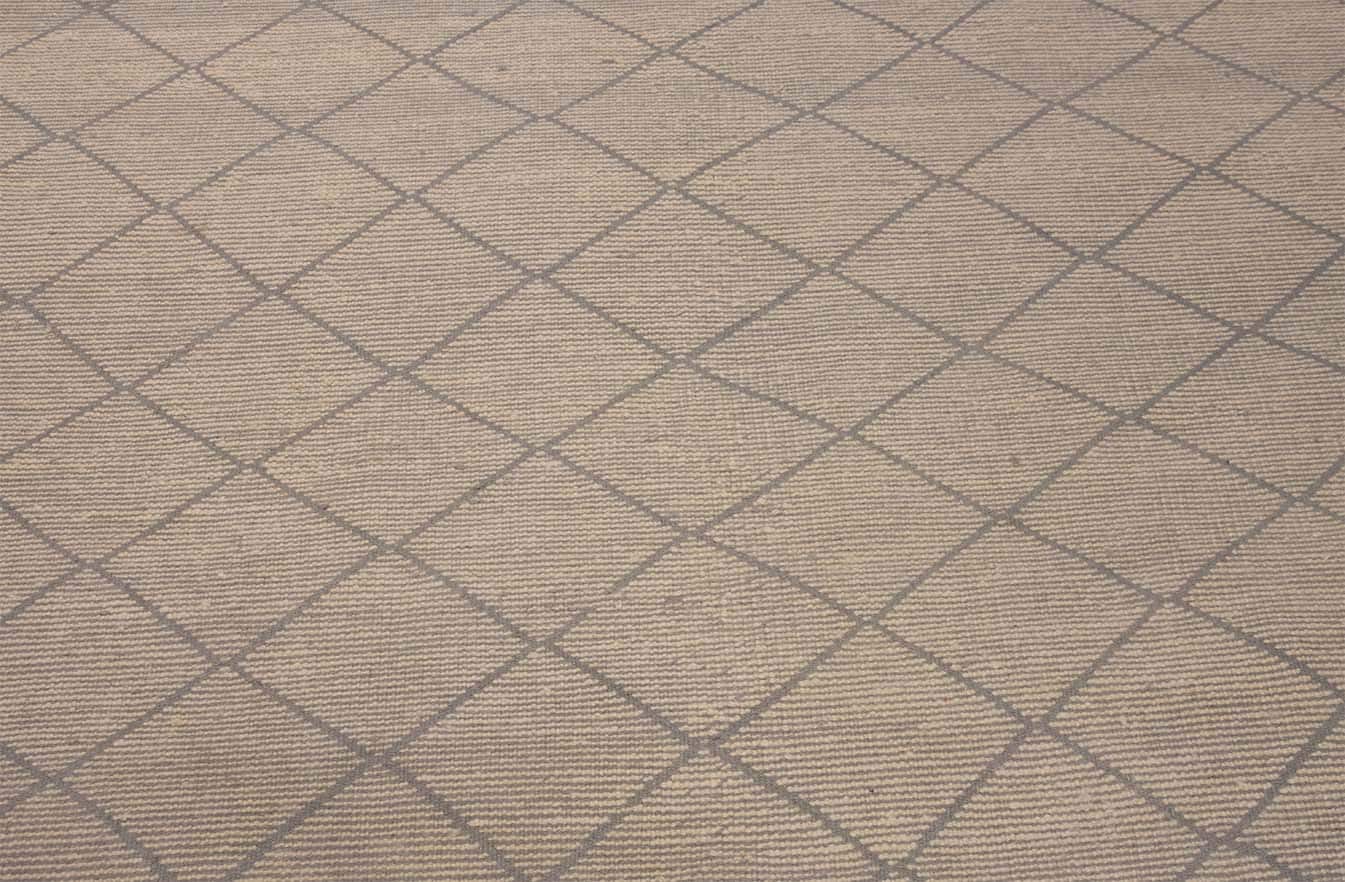 Area rugs for bedroom. Soft and fluffy Moroccan style wool area rug in beige color. Size 9.1x11.10.