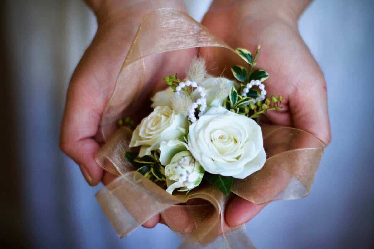 School Ball Combo - Wrist Corsage & Buttonhole (Plain)