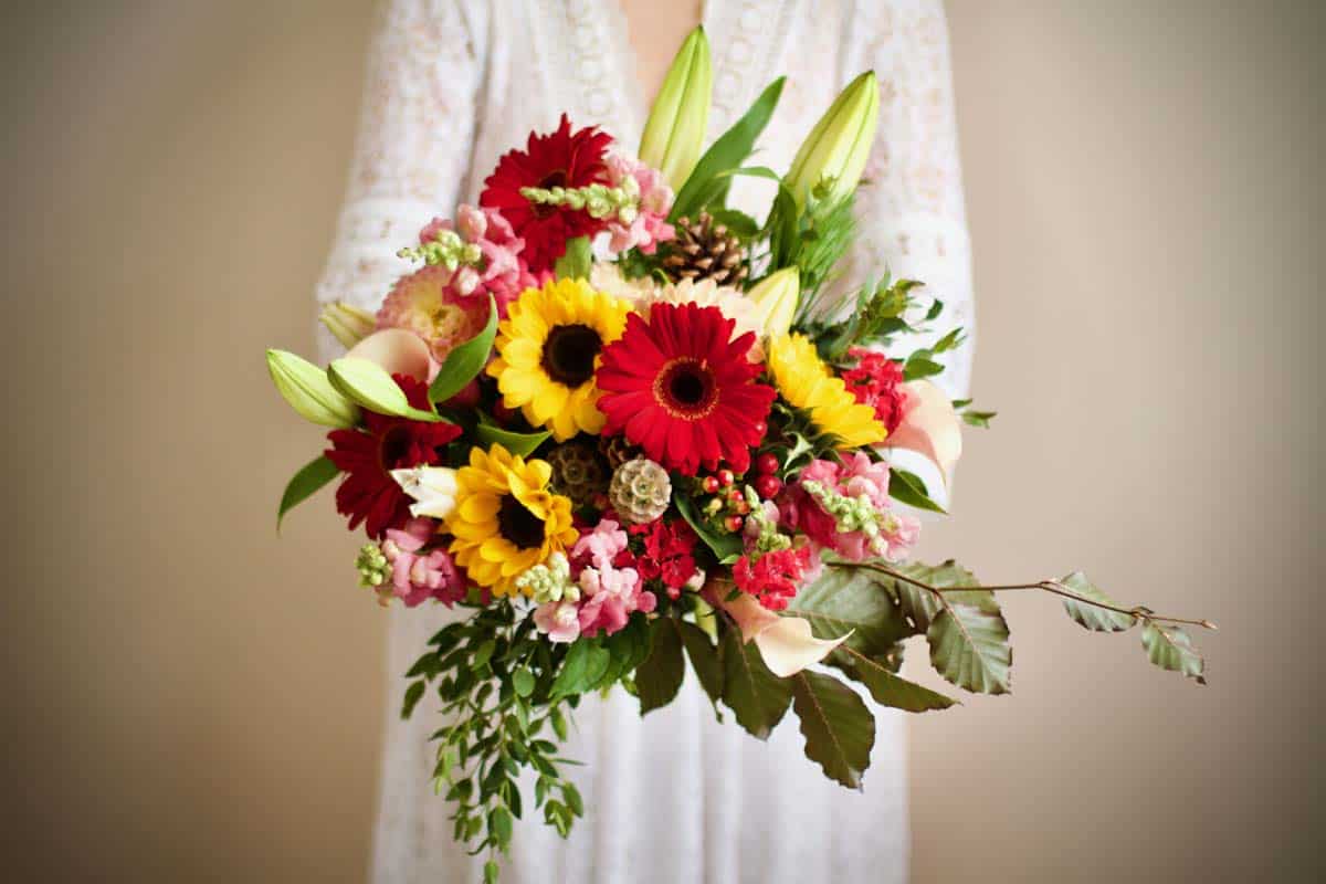 Colourful Christmas Bouquet