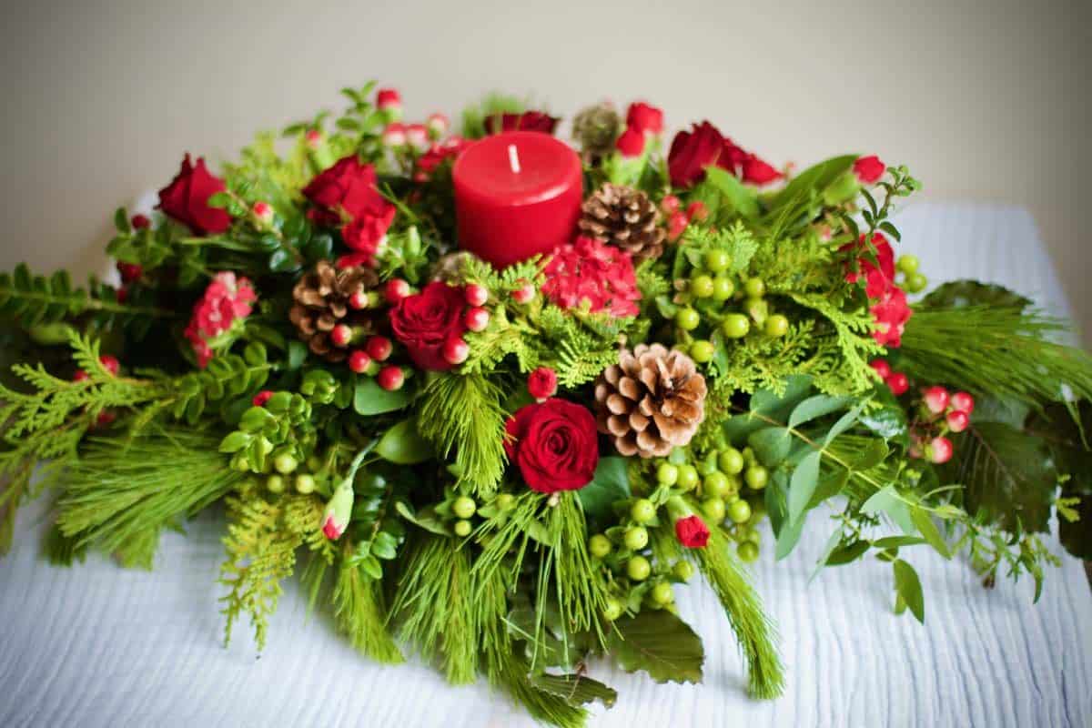 Traditional Christmas Centrepiece