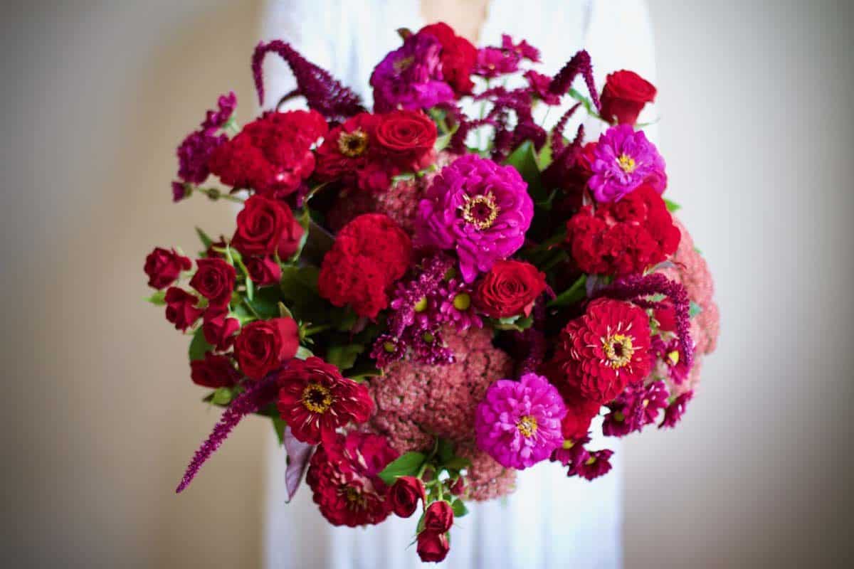 Red & Ruby Tone Bouquet