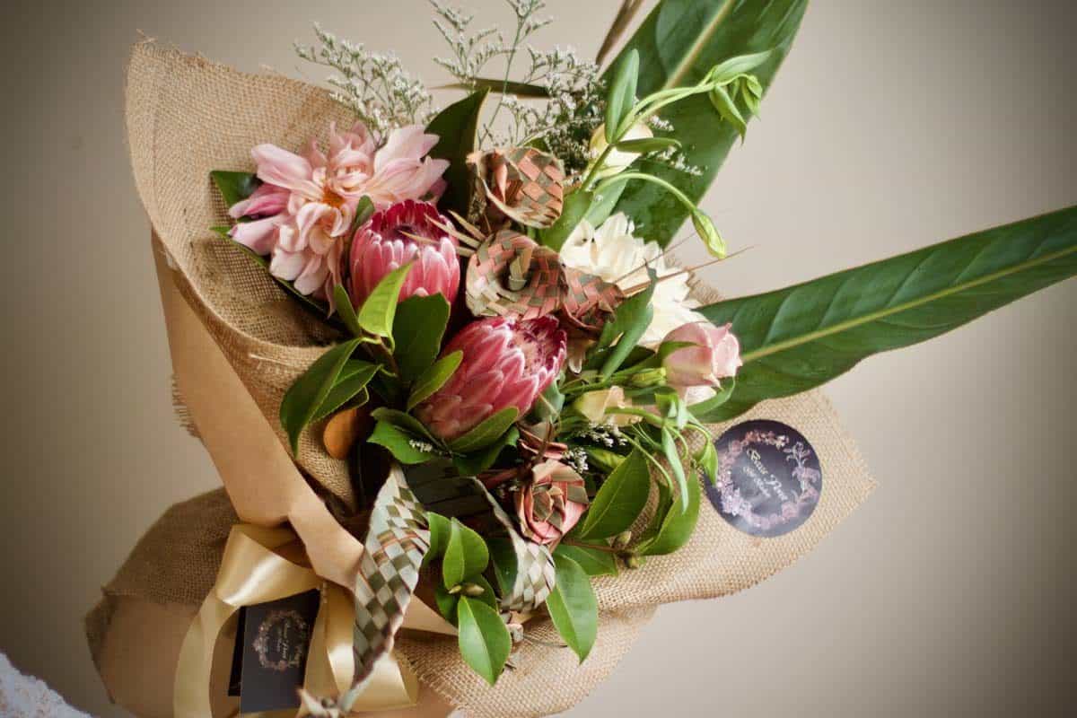 Flax Weaving Flower Bouquet