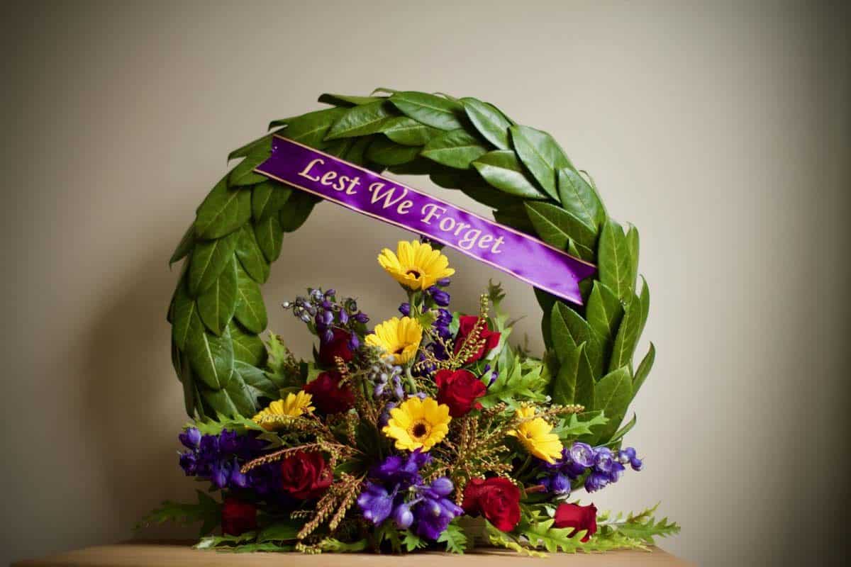 Thank You For Your Sacrifice Anzac Day Wreath