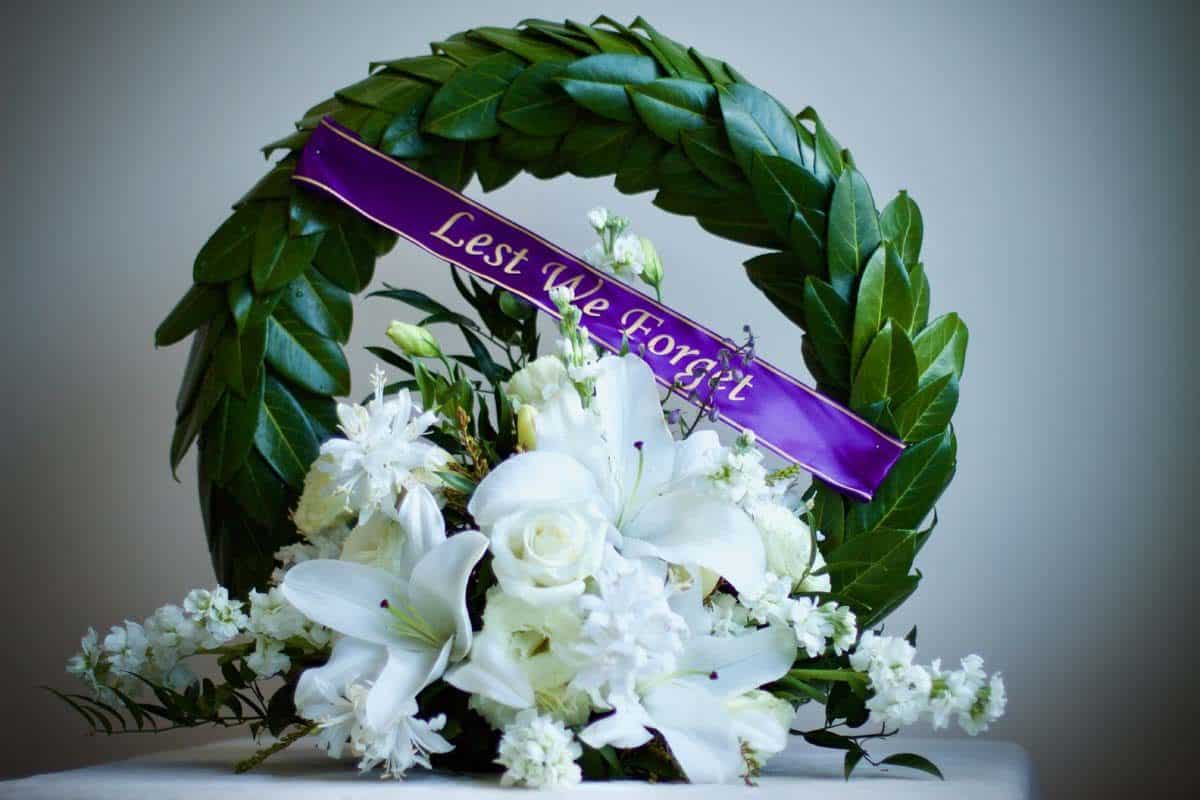 Lest We Forget Anzac Day Wreath