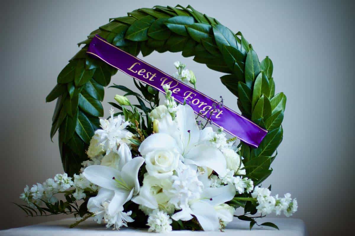 Lest We Forget Anzac Day Wreath