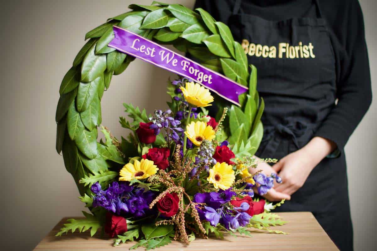 Thank You For Your Sacrifice Anzac Day Wreath - Image 2