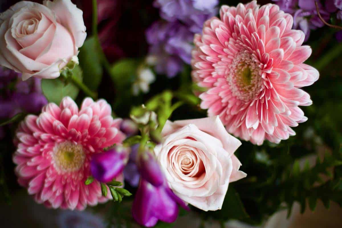Pastel Flower Basket Arrangement - Image 3