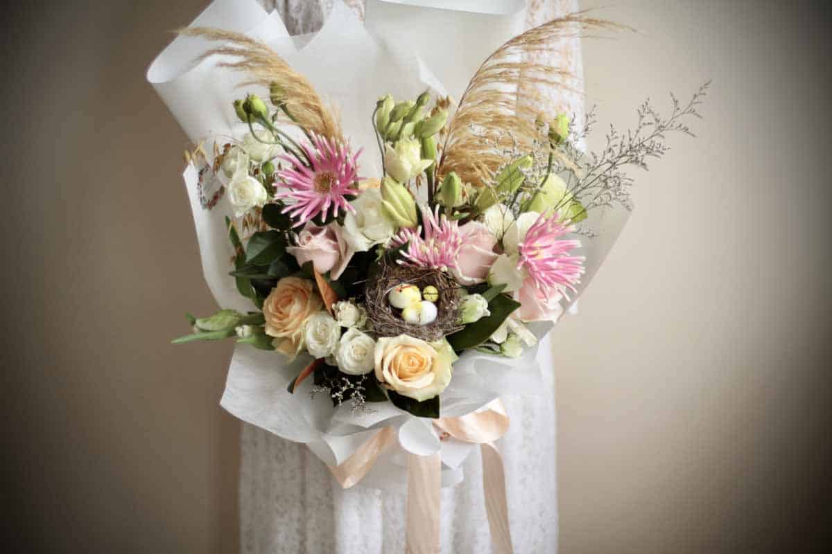 Easter Flower Bouquet in Pastels