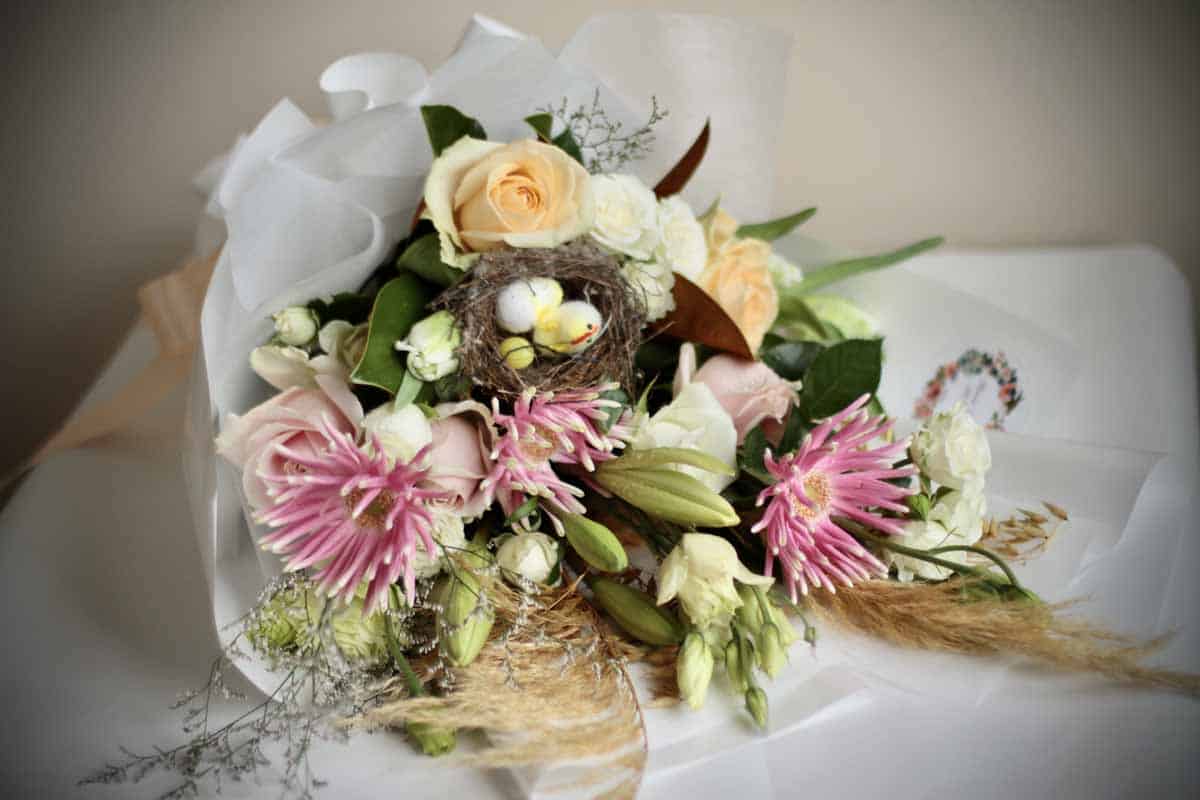 Easter Flower Bouquet in Pastels - Image 5