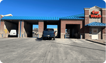 Convenient car wash facility at Bee Clean with multiple wash bays, offering professional vehicle cleaning services to keep your car spotless and maintain its value.