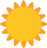 Sunshine-themed car wash with bright colors, promoting eco-friendly vehicle cleaning services.