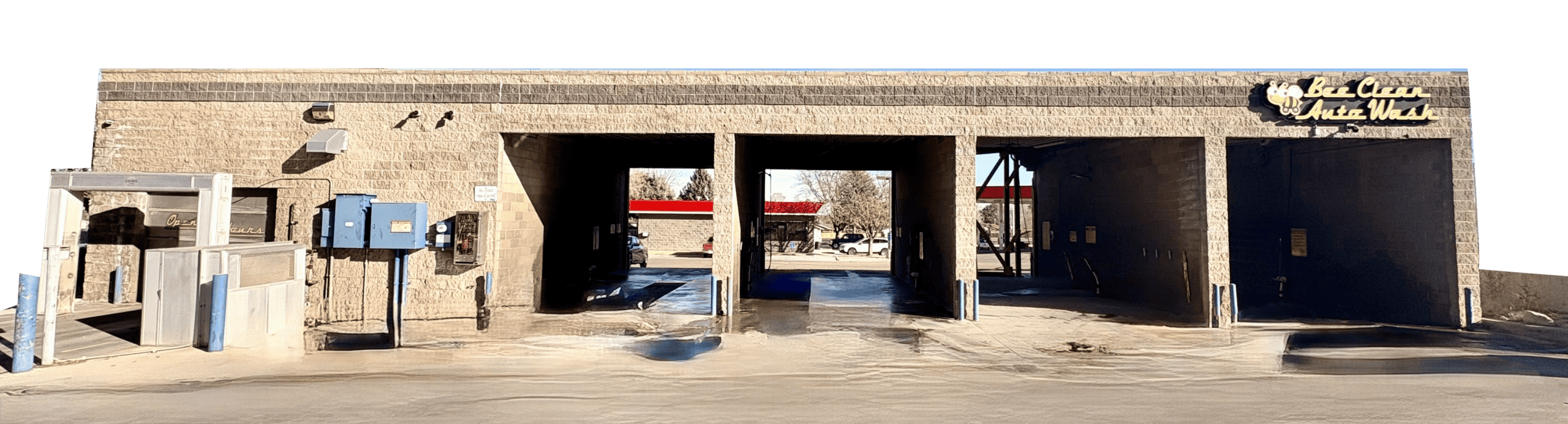 Efficient car wash facility at Bee Clean Auto Wash offering professional exterior and interior cleaning services for all vehicle types.