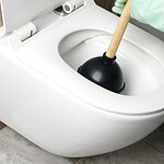 Toilet not flushing? Use a plunger to clear blockages quickly.
