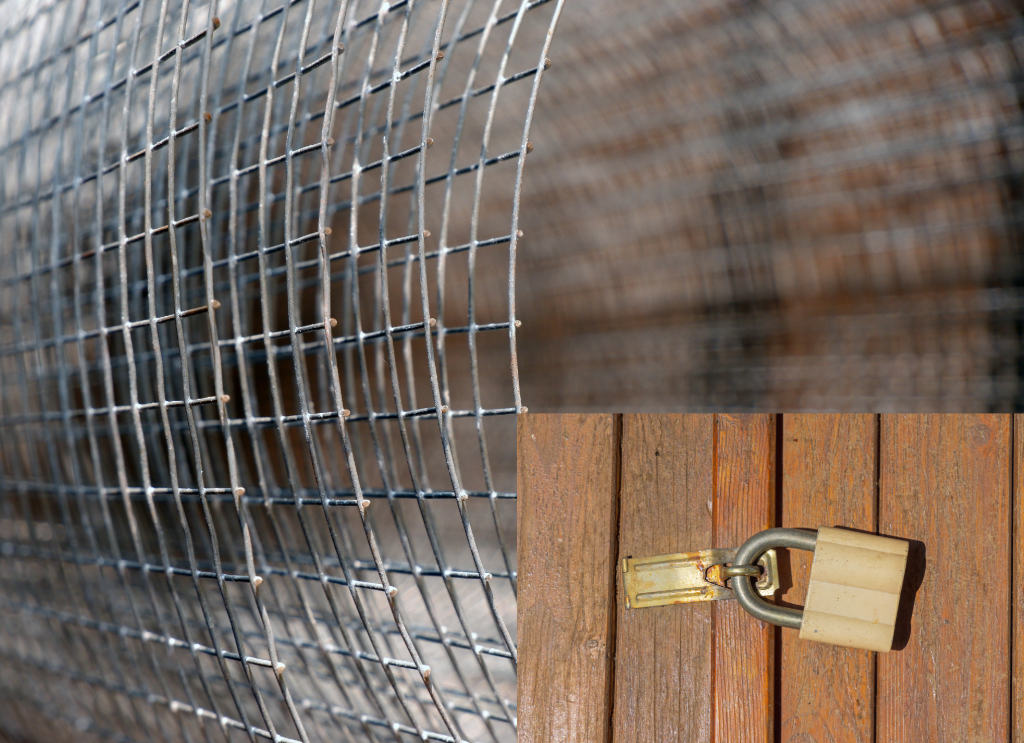 Welded Mesh and Secure Locks