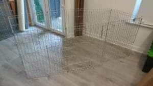 8 Panel Connected Bonding Pen / Puppy Pen (Used)