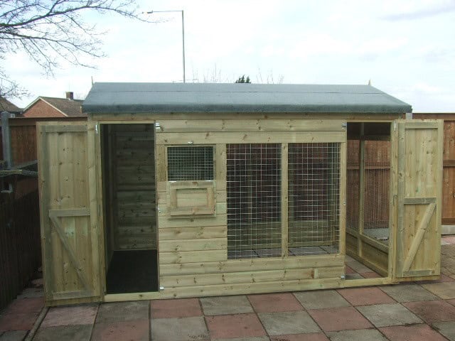10x6 Cradley Apex Kennel by Garden Pleasure