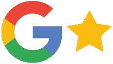 Google 5-star rating badge