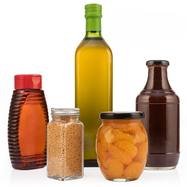 Botella de comida