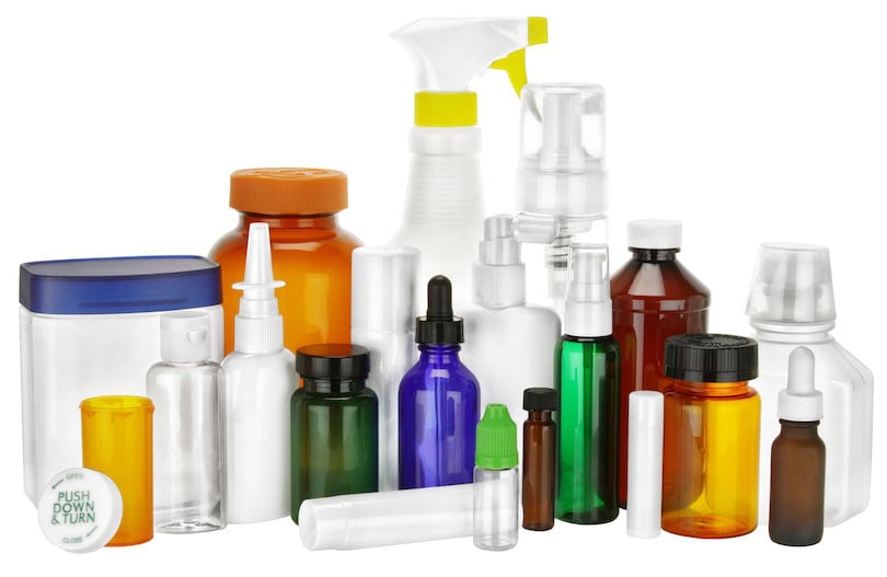 botellas de plástico