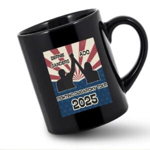 Bernie Sanders AOC Fighting Oligarchy Tour Activist Mug