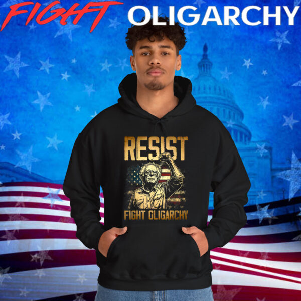 RESIST Bernie Sanders Fight Oligarchy Freedom Shirt