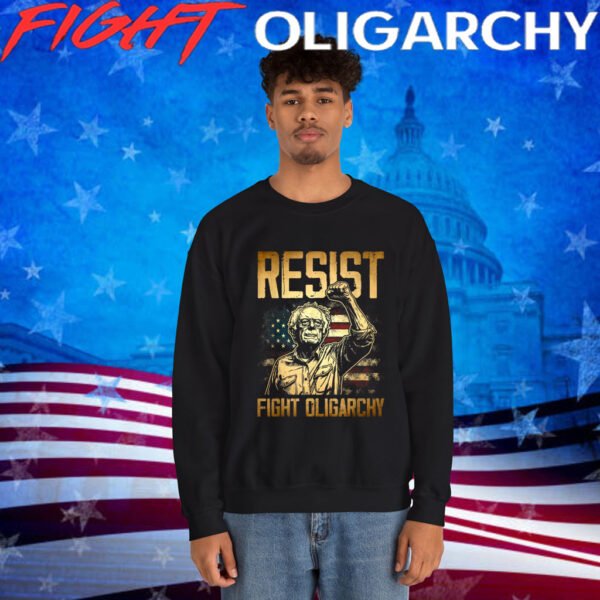 RESIST Bernie Sanders Fight Oligarchy Freedom Shirt