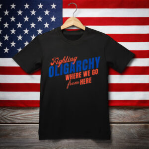 Stop the Coup 2025 Hands Off Democracy Fighting Oligarchy Tee Shirt