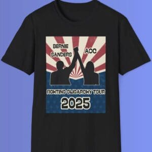 Bernie Sanders Fighting Oligarchy Tour T-Shirt