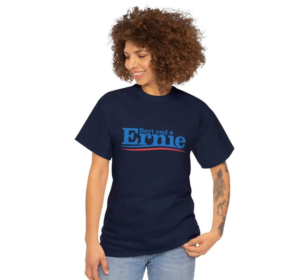  Bert and Ernie Sesame Street Bernie Sanders shirt