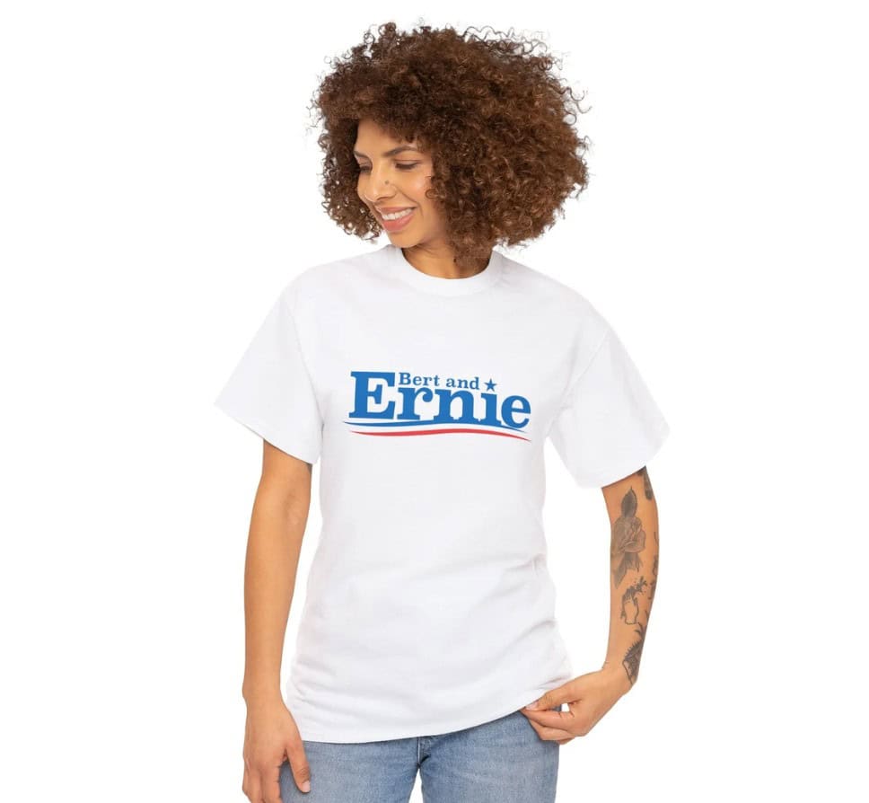  Bert and Ernie Sesame Street Bernie Sanders shirt