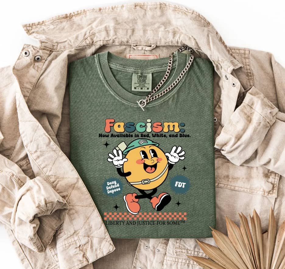 Fascism Red White Blue Shirt