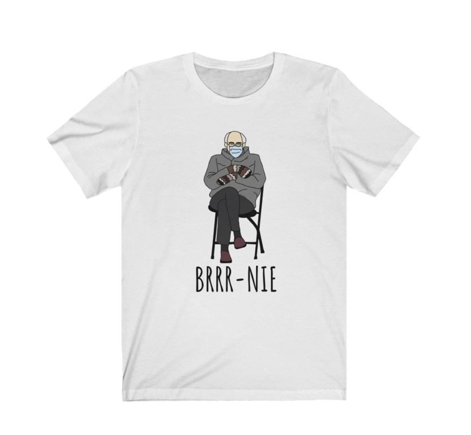 Funny Bernie Meme Shirt Brrr-Nie shirt