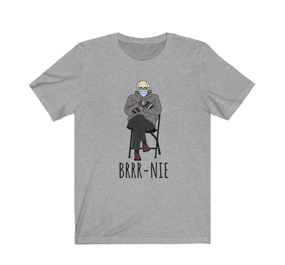 Funny Bernie Meme Shirt Brrr-Nie shirt