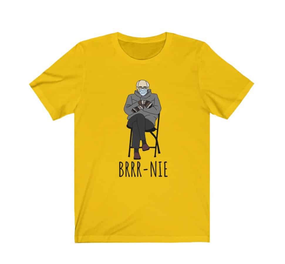Funny Bernie Meme Shirt Brrr-Nie shirt