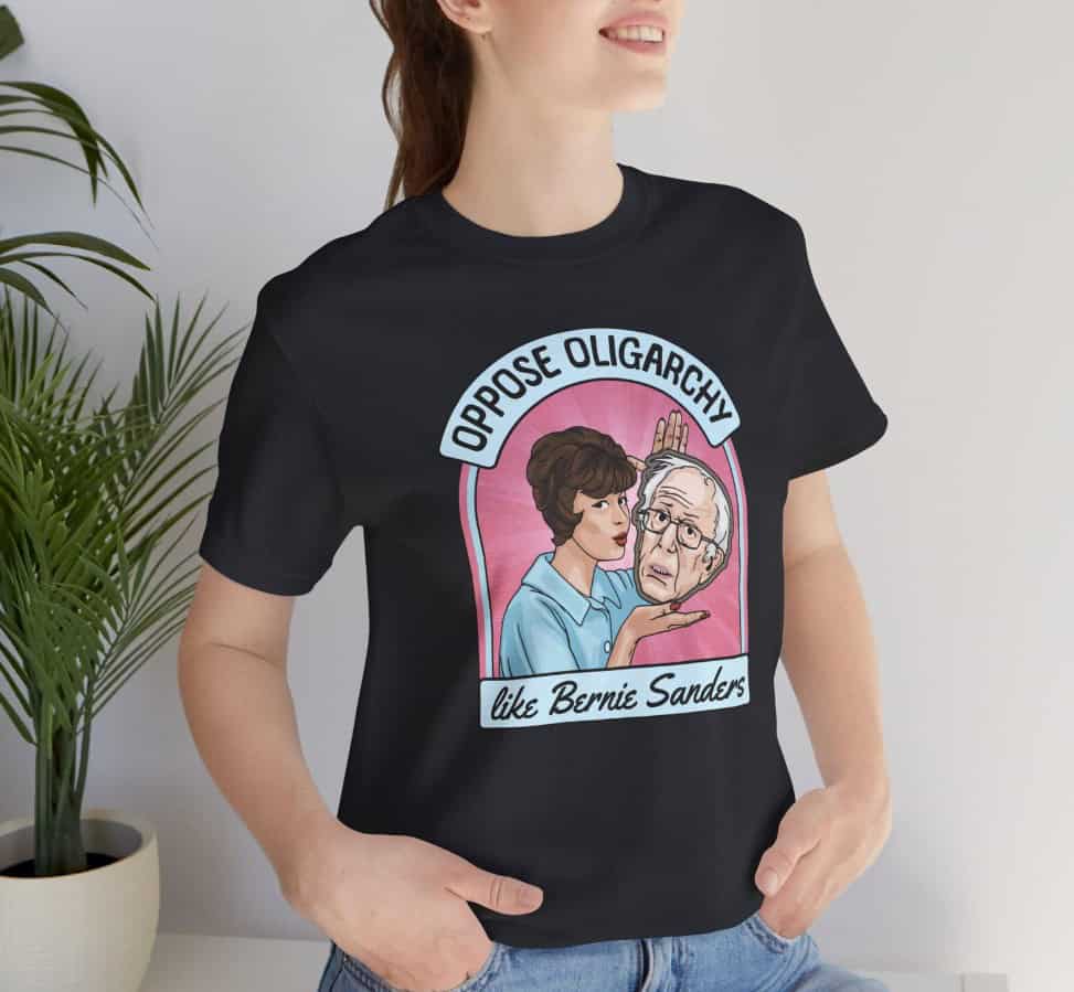 Oppose Oligarchy Like Bernie Sanders Unisex shirt