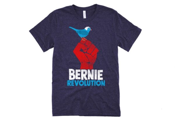 Revolution Fist Bernie Sanders Birdie shirt
