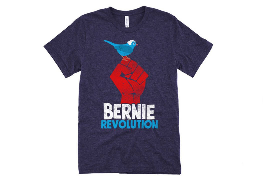 Revolution Fist Bernie Sanders Birdie shirt