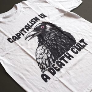 Vintage Capitalism Is A Death Cult Unisex Tee shirt