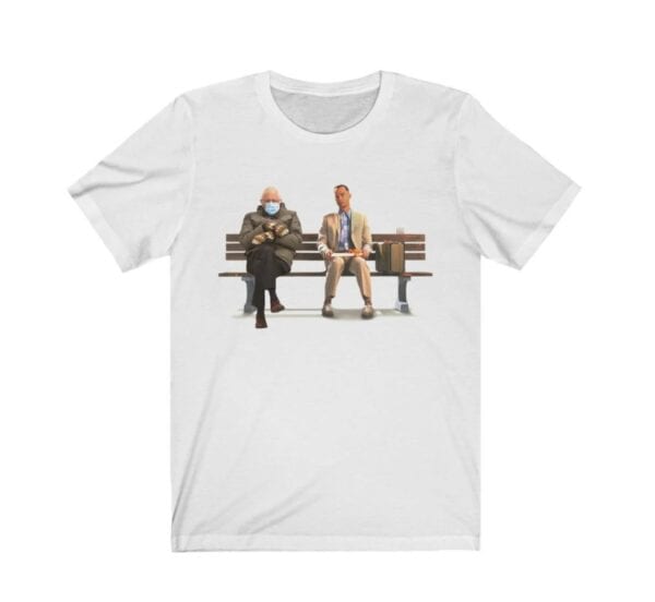 Vintage Forrest Gump Bernie Sanders Mittens funny shirt