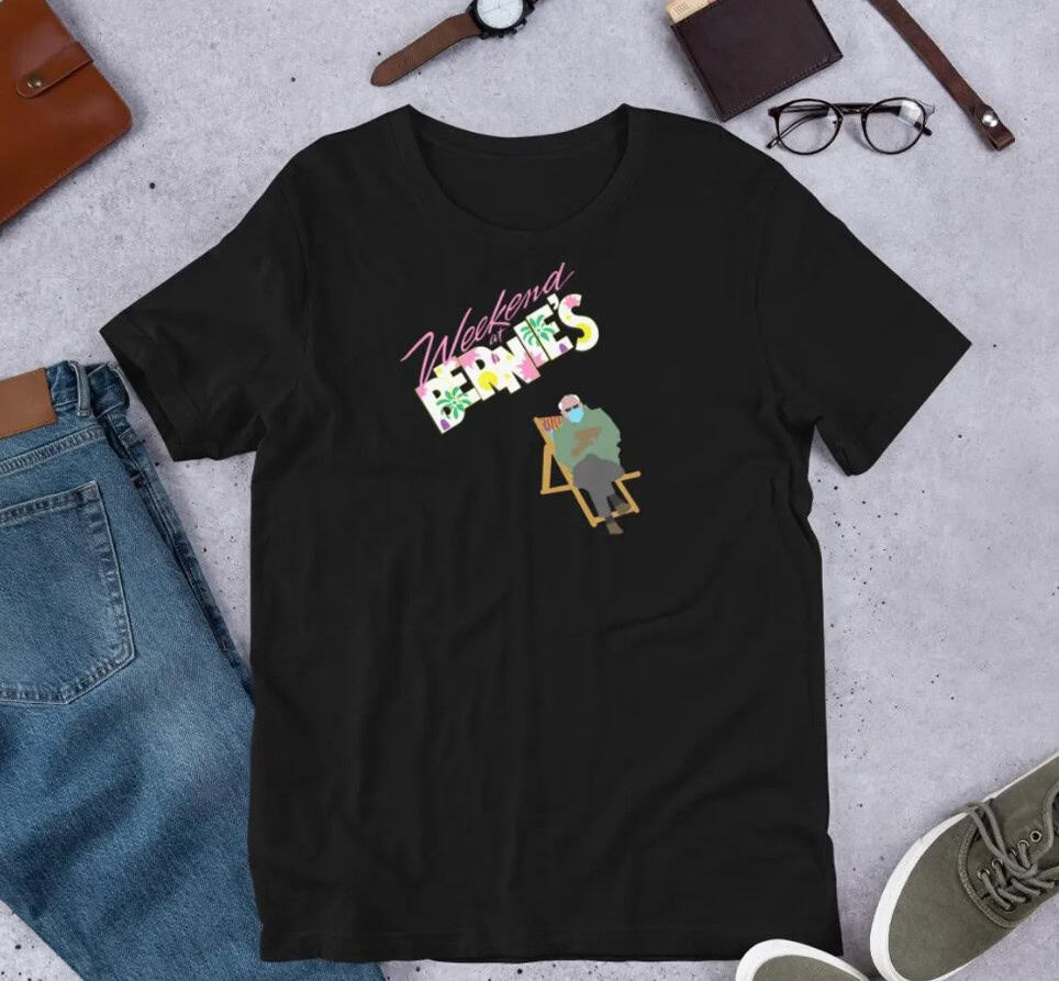 Weekend at Bernie Sanders Unisex t-shirt